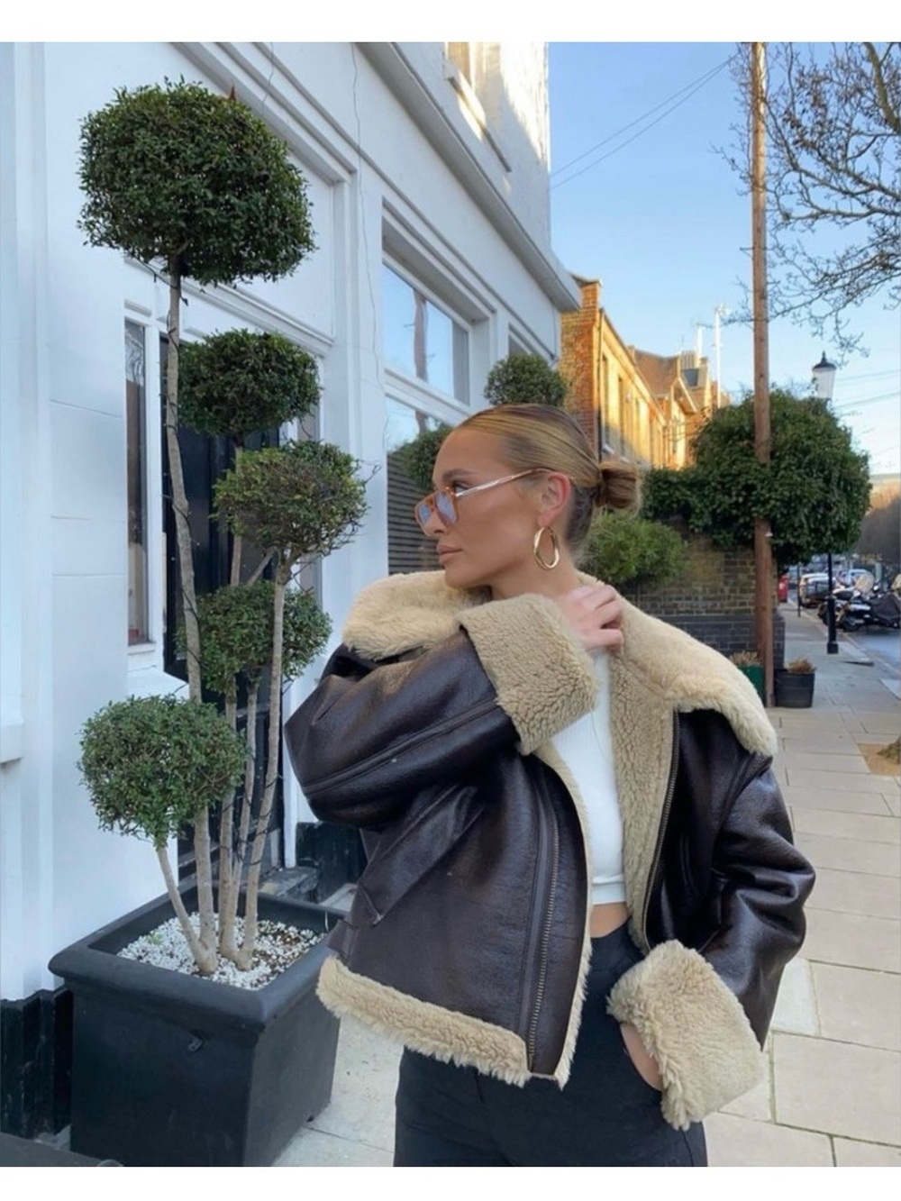 ZARA Fur Jacket